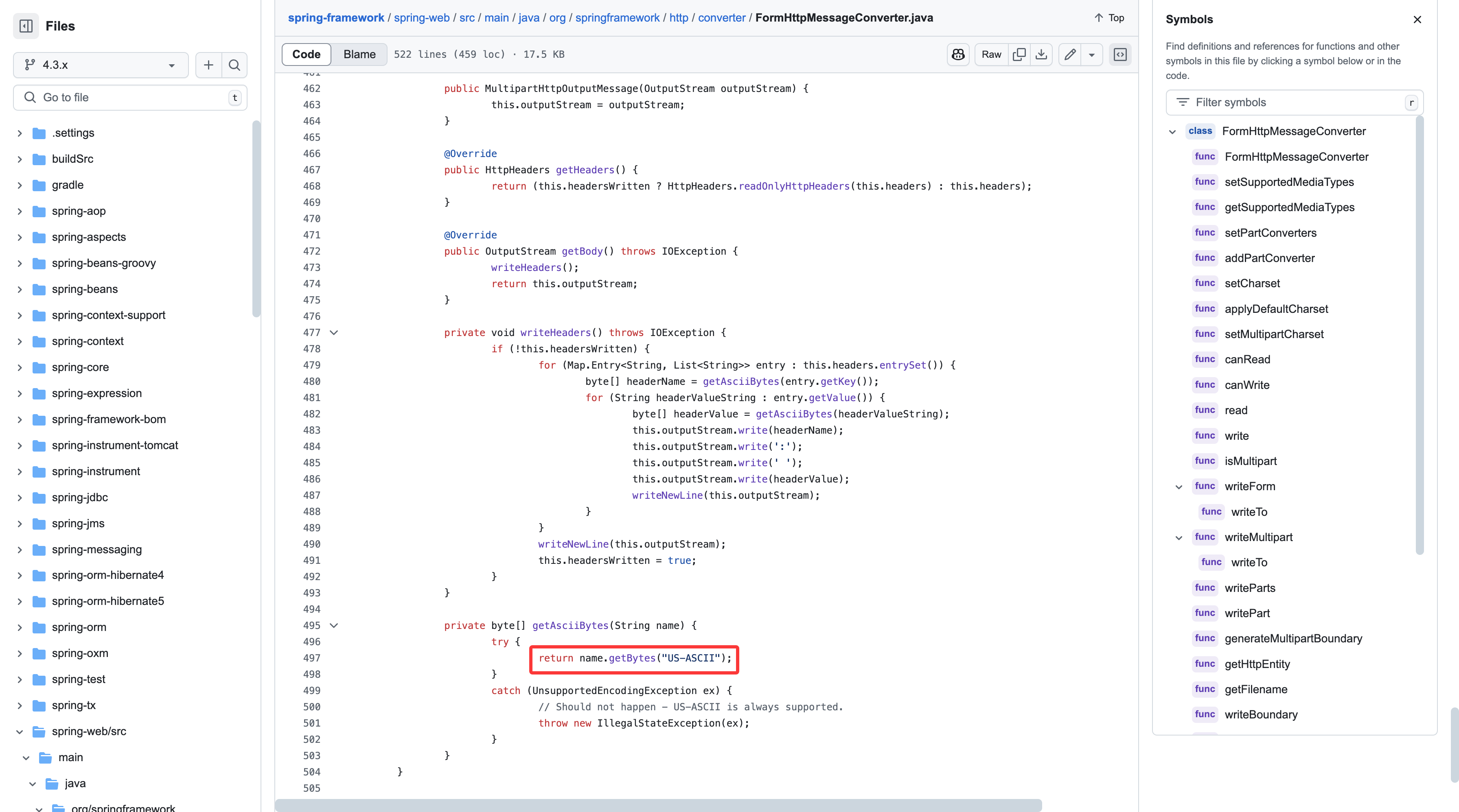 Spring Framework 4.3.x 源代码